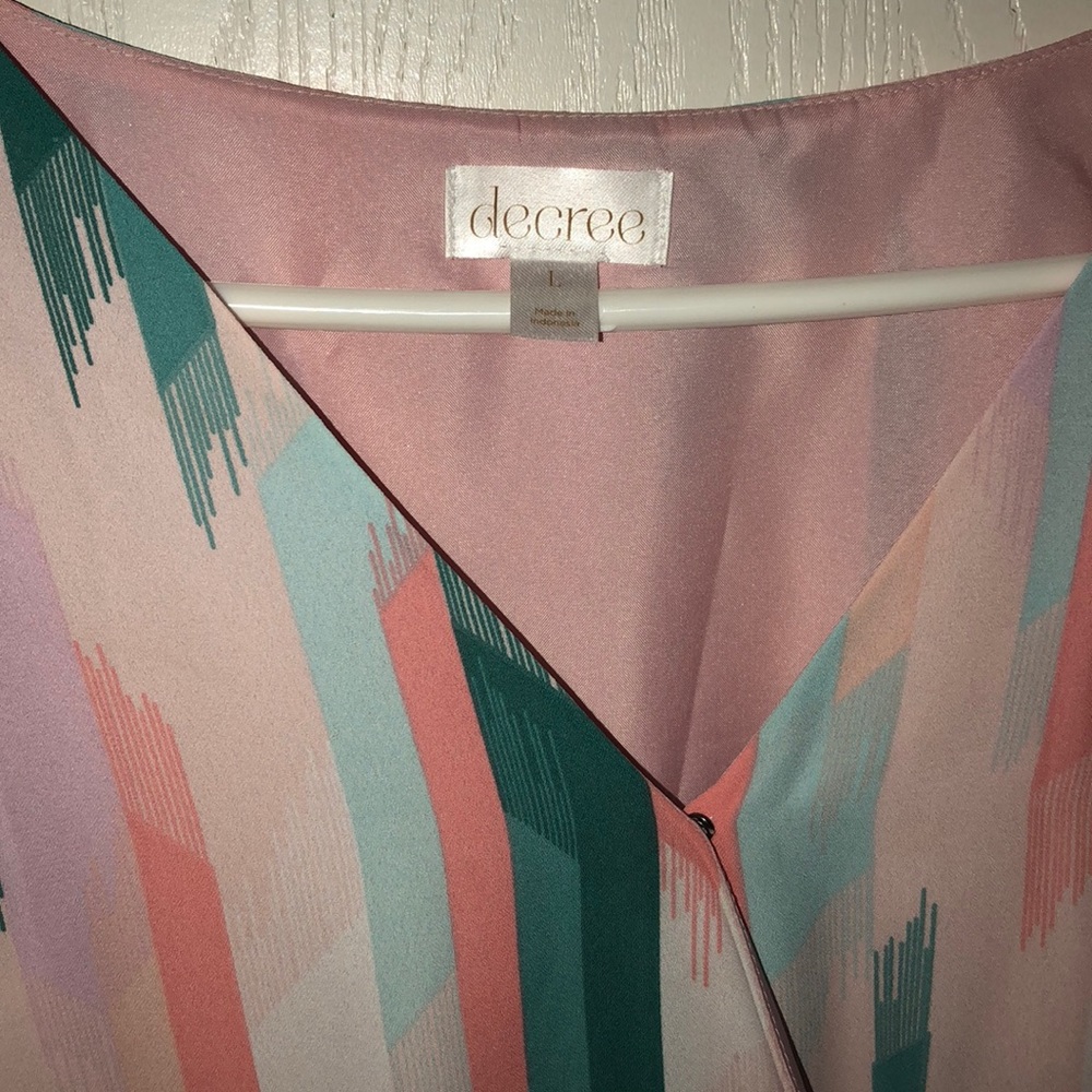 Large Decree Patterned Romper - Picture 2 of 3
